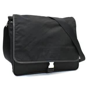 Prada Viaggio Shoulder Bag Black Nylon
